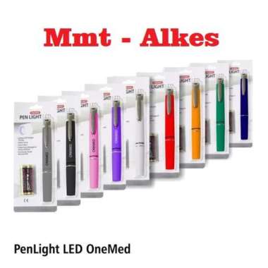 Penlight Lampu Putih LED Onemed+Baterai Senter Pena +Batrai GREEN