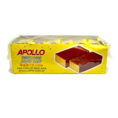 Apollo Layer Cake Coklat 24X18Gr