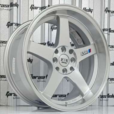REP VELG SSR GTF01 RING 17 SILVER POLISH VELG MOBIL MURAH GARASI VELG SURABAYA