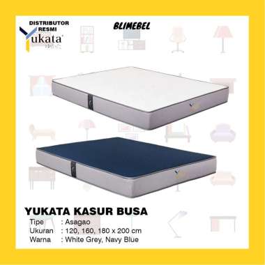 YUKATA ASAGAO Kasur Busa - Tinggi 20cm 180 x 200 White Grey