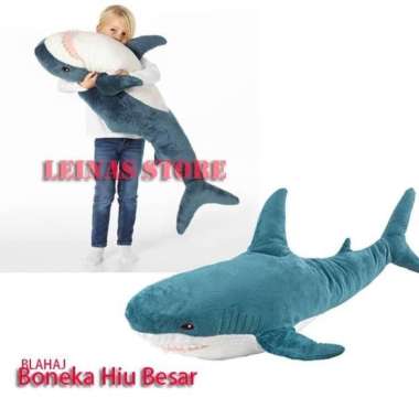 Boneka Ikan Hiu Biru Besar / Boneka Shark