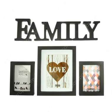 FRAME FAMILY / Bingkai Foto / Bingkai Hitam