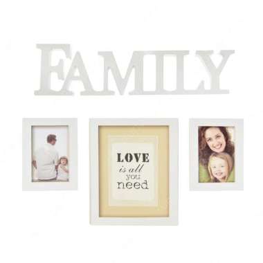 FRAME FAMILY / Bingkai Foto / Bingkai Putih