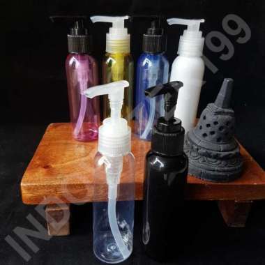 BOTOL PLASTIK PET TUTUP PUMP 100 ML BOTOL PUMP 100 ML