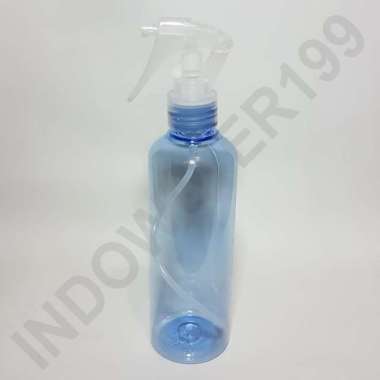 BOTOL TRIGGER SPRAY 250 ML BIRU KEPALA TRIGGER NATURAL