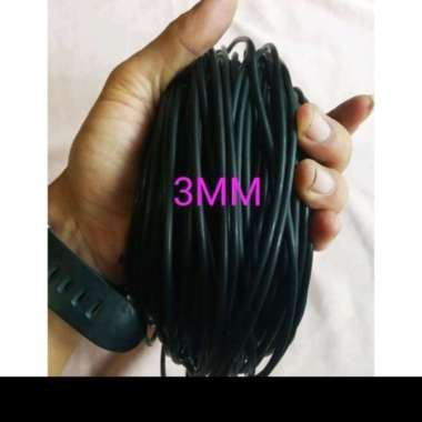kawat bonsai alumunium 3mm permeter Hitam