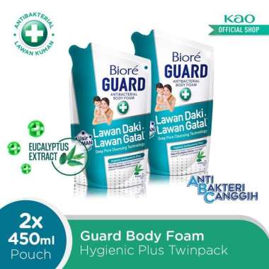 Promo Harga Biore Guard Body Foam Hygienic Antibacterial 450 ml - Blibli