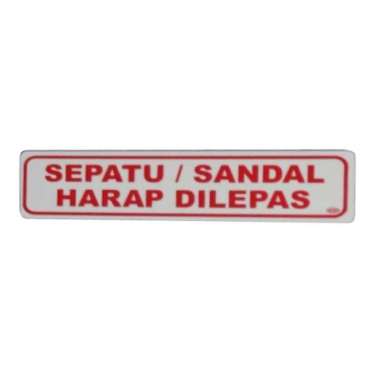 GM LABEL SEPATU/SANDAL, HARAP DILEPAS KECIL