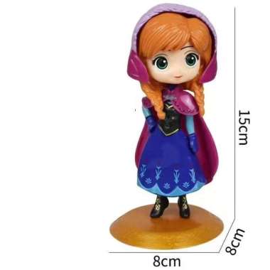 Cake Topper Frozen Disney Hiasan Cake Figure Motif Anna Princess