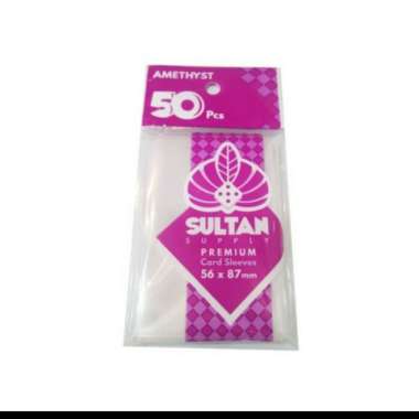 sultan supply premium card sleeve amethyst 56 x 87 mm boardgame