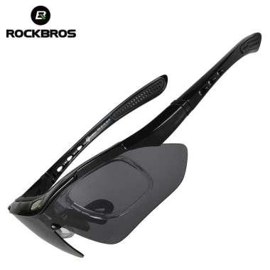 KACAMATA SEPEDA ROCKBROS POLARIZED 5 LENSA