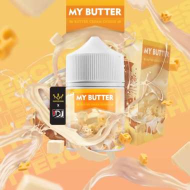 My Butter V1 Butter Cream Cheese 3mg 6mg 60ml Liquid Vape Keju Milks Cukai 3mg