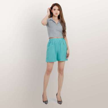Celana pendek casual wanita gaya Korea model terbaru - Jfashion Ulfa XL Tosca