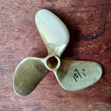 Wheel Propeller / Kipas Baling Perahu 10 inchi Daun Bawal ( As 1 in )