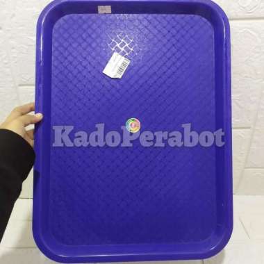 Nampan Legenda No 2 - baki tamu - baki rumah makan - baki plastik cafe Biru