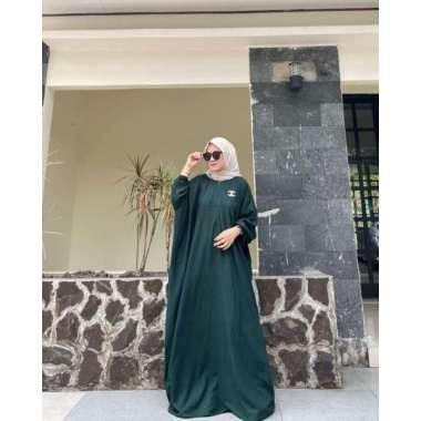 Dubai Kaftan Polos Wanita Jumbo Rayon Premium Gamis Kaftan Tebal Modern Kekininan Bigsize LD 160 cm 