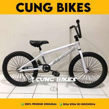Sepeda BMX 20 Senator Extreme Torpedo Putih