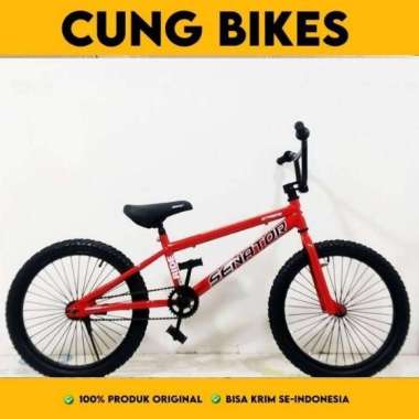 Sepeda BMX 20 Senator Extreme Torpedo Merah