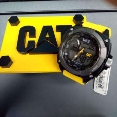 CATERPILAR CAT Jam Tangan Pria Karet Kuning MD.155.27.122 Original