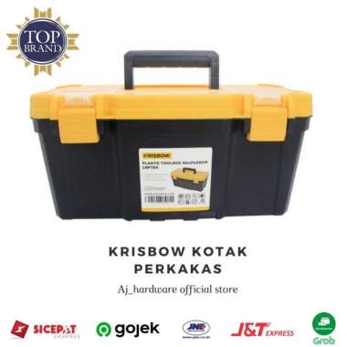 Krisbow Kotak Perkakas / Toolbox 40x21x20 Cm