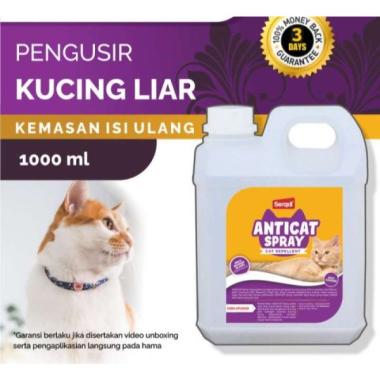 Pengusir Kucing BAB PUP Sembarangan Cat Repellent 1 Liter(Isi Ulang)