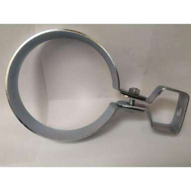 Gantungan Pipa Polos Besi 2 inch Holder Clamp Klam Gantung Jembatan