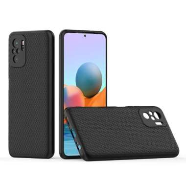 REDMI NOTE 10 - 10 PRO SOFT CASE LUXURY CARBON RUGGED ANTISHOCK BLACK R NOTE 10