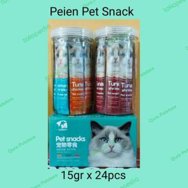 OEM Peien snack, Cat Treats Snack Kucing, creamy treats (24 pcs x 15 gram)