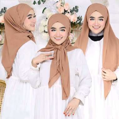 Jilbab Segitiga Malay Segi Empat Malay Tali Instan Melayu Malaysia Mocca