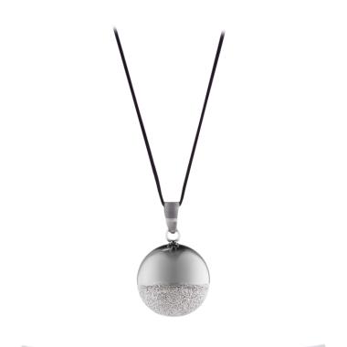 Cache Coeur Maternity Bolas Bola Sphere Diamond Powder Black Rhodium Bola With Black Cord Semua Ukur