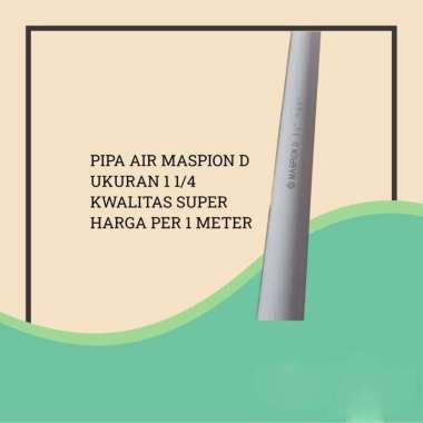 MASPION PIPA PVC D 1 1/4" PIPA PARALON PRALON 1 1/4 INCH / PIPA AIR MASPION