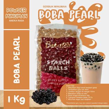 Topping Boba Instan Tapioka Pearl Boba Pearl Bubble Boba Brown Sugar C27