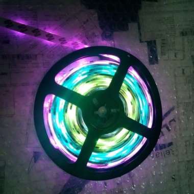 [DISKON|ORIGINAL|TERBAIK] Lampu Led Strip RGB Running 5050 + IC Pintar Otomatis / 12volt 4mtr PALING