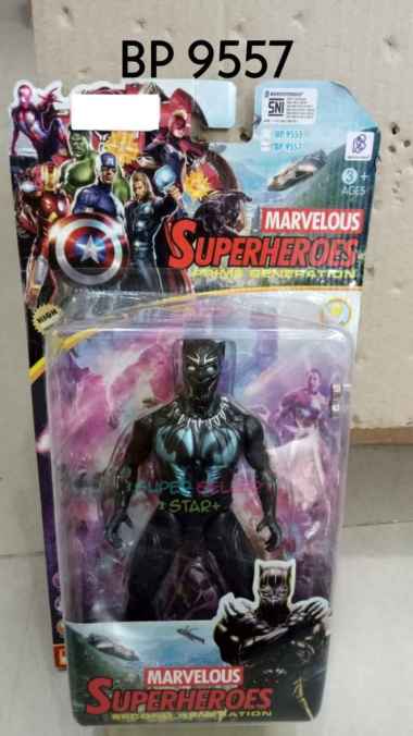 MAINAN ANAK LAKI LAKI ROBOT MARVELOUS SUPERHEROES BP9557 MAINAN FIGURE