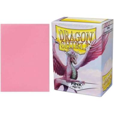 Dragon Shield Matte 100 Card Sleeve Pink