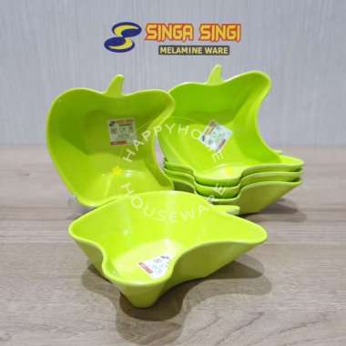 SINGA SINGI 1/2 / 1 Lusin Mangkok Makan Apel | Mangkok Melamin | Mangkok Melamine 12 pcs