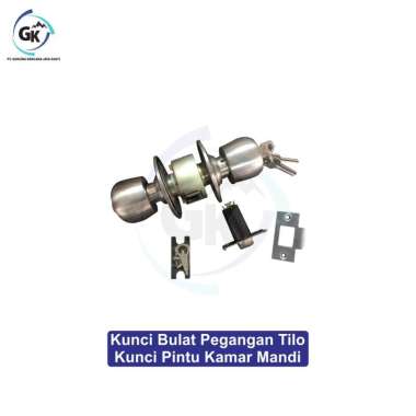 Kunci Bulat Pegangan Tilo Kunci Pintu Kamar Mandi