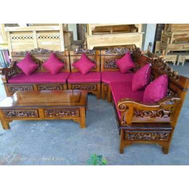 Kursi tamu sofa kursi sudut busa free ongkir