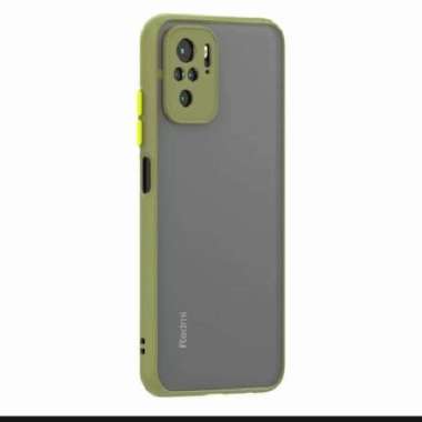 Case Xiaomi Redmi Note 10 Premeum ORIGINAL Casing 2021 note 10 pro - hijau army
