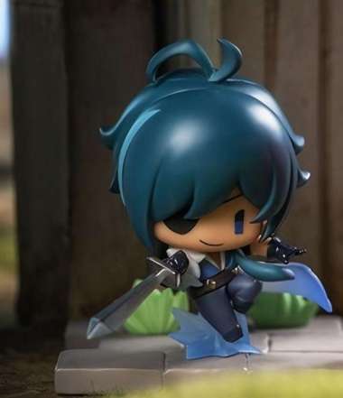Kaeya Mini Figure Battlefield Heroes Series (8cm) - Genshin Impact