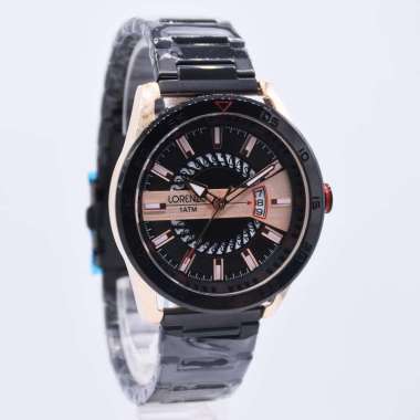 Jam Tangan Pria Lorenzo 6101 Lorenzo 6101MBR Original & Garansi