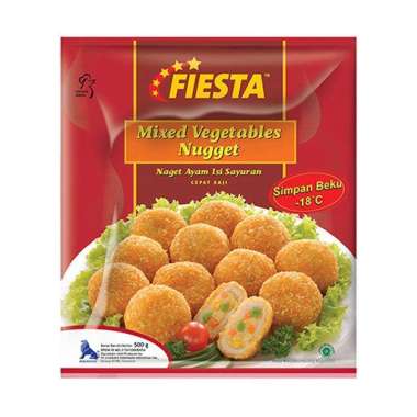 Promo Harga Fiesta Naget Mixed Vegetables Nugget 500 gr - Blibli