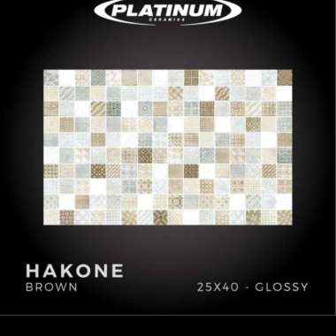 KERAMIK 25X40CM PLATINUM HAKONE BROWN