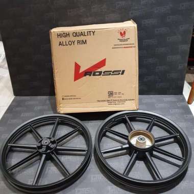 Velg V-Rossi Palang 8 Zigen Swan Honda Supra X lama Ring 17 Hitam