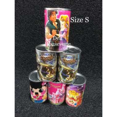 Celengan Kaleng Target / Celengan Motif Kartun M