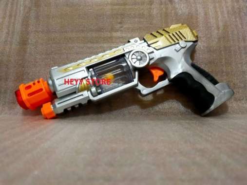 MAINAN ANAK ANAK LAKI PISTOL TEMBAK TEMBAKAN MAINAN PISTOL SUARA