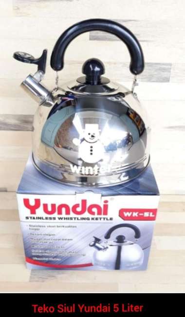 TEKO SIUL YUNDAI TEKO STAINLESS TEKO BUNYI SIUL CERET KETTLE PEMANAS