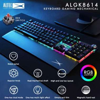 Altec Lansing ALGK 8614 Mechanical Gaming Keyboard RGB Red Switch