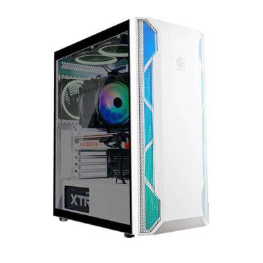 Cube Gaming Dustin ATX Gaming Case Putih