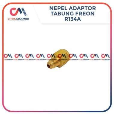 Adaptor Nepel Tabung R134 R134a Freon Refrigrant R 134 sambungan